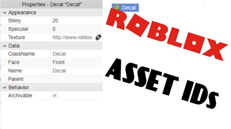 Rbx asset id - This tutorial will basically teach you how to steal Any game in Roblox. Along with its scripts, GUI's, Functions, etc. Regardless of the size or popularity o...